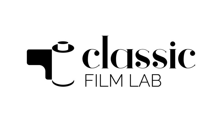 Logotipo Classic Film Lab. Laboratorio de revelado analógico de fotografías
